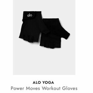 ALO Yoga Black Power Moves Gloves